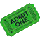 Green Admit One Ticket
